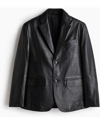 H&M - Leren Jack - Lyst
