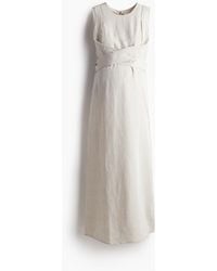 H&M - MAMA Stillkleid aus Leinenmix - Lyst