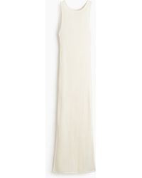 H&M - Ajourgebreide Strandjurk - Lyst