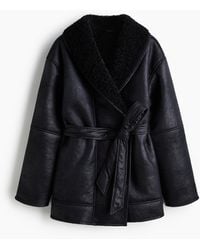 H&M - Doubleface-Mantel - Lyst