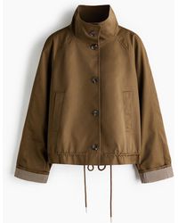 H&M - Twill Jack Met Tunnelkraag - Lyst