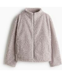 H&M - Oversized Jacke aus Teddyfleece - Lyst