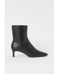 h&m chunky heel boots