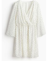 H&M - MAMA Robe d'allaitement en mousseline - Lyst