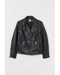 H&M H & M+ Biker Jacket - Black