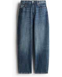 H&M - Barrel High Jeans - Lyst
