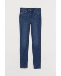 H&M Skinny Regular Jeans - Blau