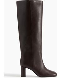 H&M - Kniehohe Stiefel mit Absatz - Lyst