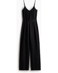 H&M - Jumpsuit mit Bindegürtel - Lyst