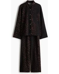 H&M - Pyjama aus Baumwollmusselin - Lyst
