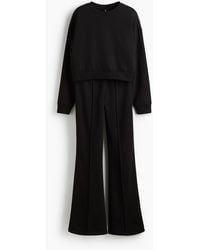 H&M - 2-Piece Sweatshirt Set - Lyst