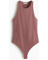 H&M - Mouwloze Stringbody - Lyst