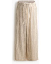 H&M - Mama Drawstringbroek Met Textuur - Lyst