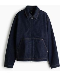 H&M - Denim Workwearjack - Lyst
