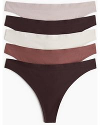 H&M - 5er-Pack Tangas Seamless - Lyst