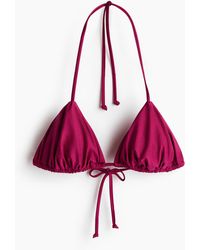 H&M - Padded Triangelbikinitop - Lyst