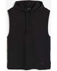 H&M - Mouwloze Sportsweater Van Drymovetm Met Capuchon - Lyst