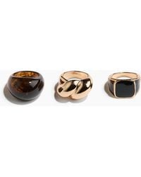 H&M - 3er-Pack Chunky Ringe - Lyst