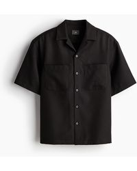 H&M - Kurzarm-Freizeithemd aus Twill in Regular Fit - Lyst