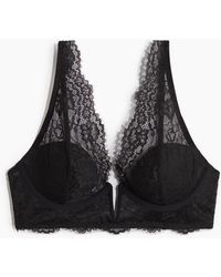H&M - Wattierter Bügel-BH aus Spitze - Lyst