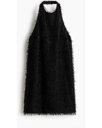 H&M - Neckholderkleid mit Fransen - Lyst