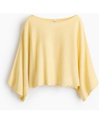 H&M - Shirt mit Fledermausärmeln - Lyst