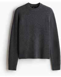 H&M - Pull Regular Fit en maille de laine côtelée - Lyst