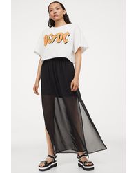 h&m womens maxi skirts
