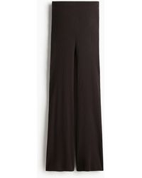 H&M - Pantalon En Maille Côtelée - Lyst