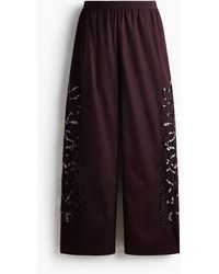 H&M - MAMA Hose mit Broderie Anglaise - Lyst