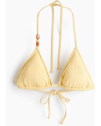 H&M - Padded Triangelbikinitop - Lyst