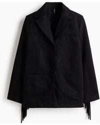 H&M - Blazer mit Fransen - Lyst