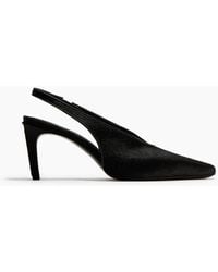 H&M - Hohe Slingpumps aus Leder - Lyst