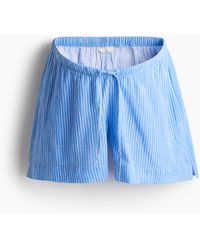 H&M - Mama Short Van Mousseline Met Drawstring - Lyst