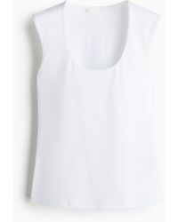 H&M - Débardeur en microfibre - Lyst
