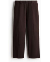H&M - Elegante Hose aus Baumwolle/Lyocell in Relaxed Fit - Lyst
