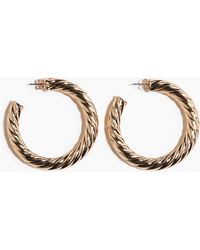 H&M - Hoop-Ohrringe in gewundenem Design - Lyst