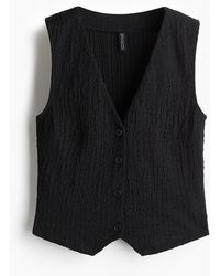 H&M - Gilet aus Strukturjersey - Lyst