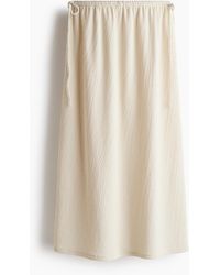 H&M - Crinklerok Met Drawstring - Lyst