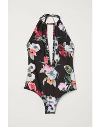 H&M Halterneck Swimsuit - Black