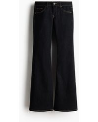 H&M - Flared Low Jeans - Lyst