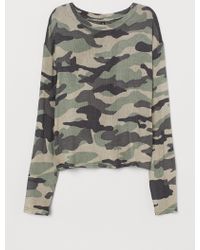 H&M Pull en maille fine - Vert