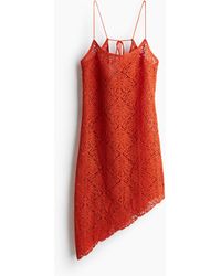 H&M - Robe façon crochet avec bretelles fines - Lyst