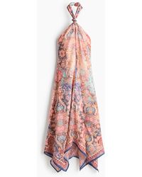H&M - Halterjurk Van Chiffon - Lyst