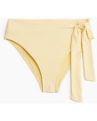 H&M - Bikinihose High Waist mit Bindedetail - Lyst