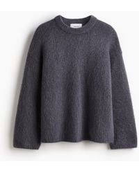H&M - Pull Oversize En Mohair Mélangé - Lyst