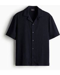 H&M - Gecrinkeltes Freizeithemd in Regular Fit - Lyst
