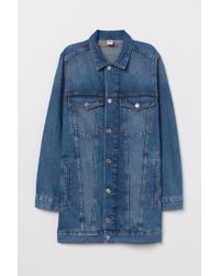 H&M Longue veste en jean - Bleu