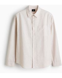 H&M - Hemd aus Leinenmix in Relaxed Fit - Lyst