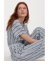 h&m linen jumpsuit
